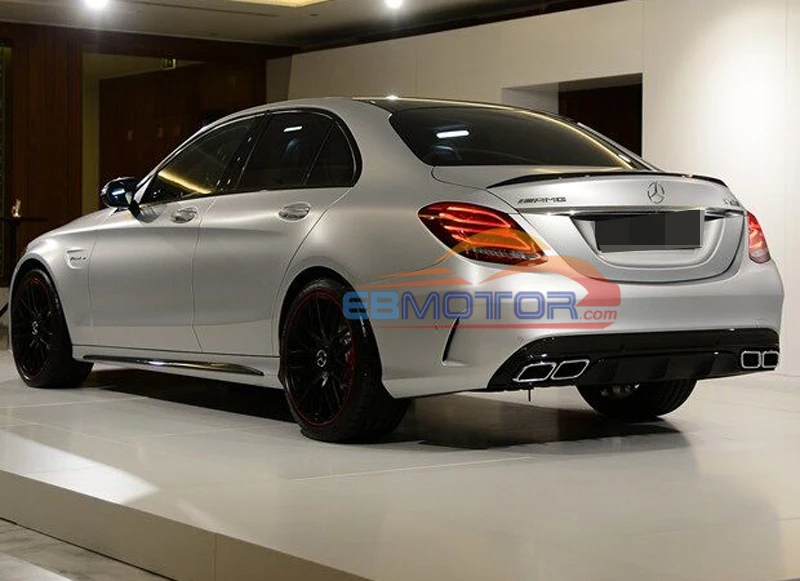 OE STYLE REAL CARBON FIBER TRUNK SPOILER WING for MERCEDES BENZ W205 C300 C400 C63 2015UP