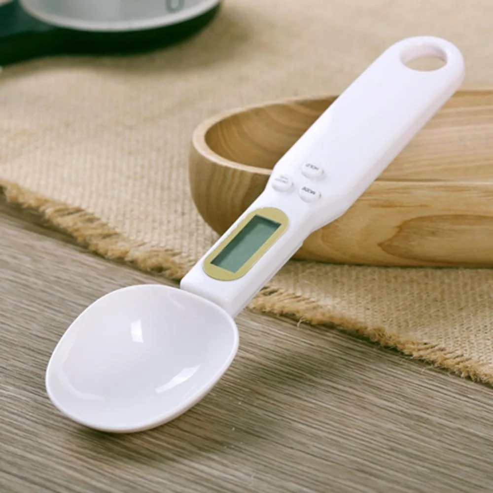 

500g/0.1g Precise Scoop Scales Electronic Measuring Spoon Scale Digital Kitchen Scale with LCD Display Kitchen Accessories