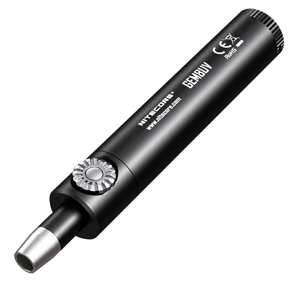 NITECORE GEM8UV Профессиональный светильник для идентификации драгоценных камней УФ-Светильник 3000 МВт 18650 нм фонарь без батареи - Испускаемый цвет: GEM8UV