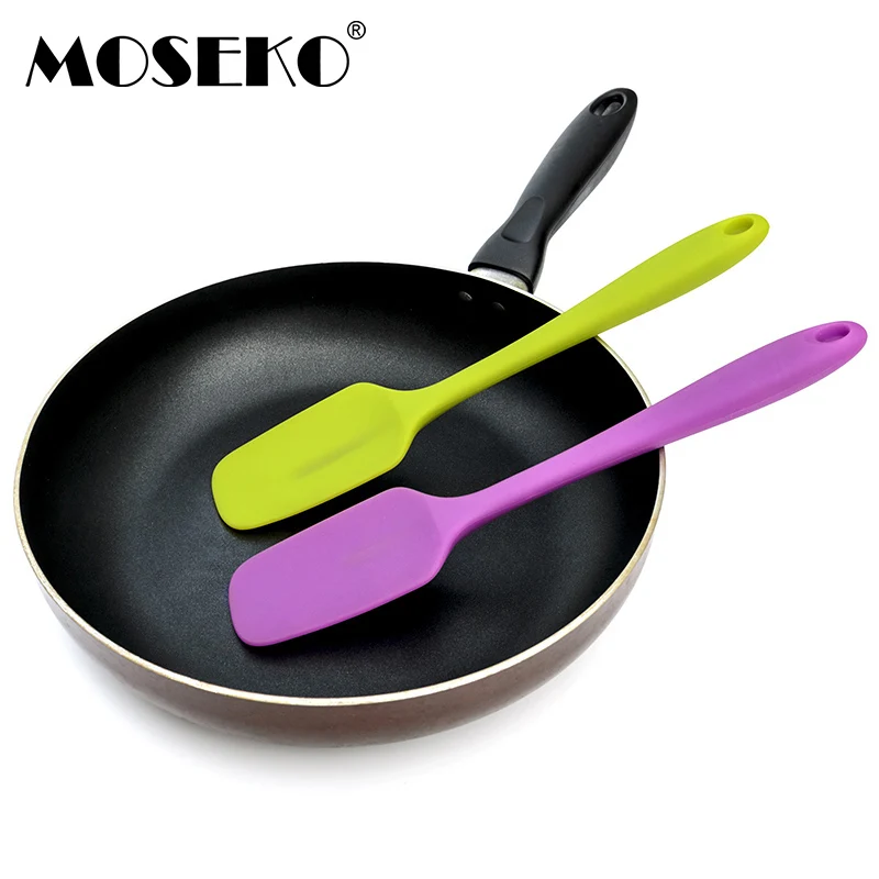  MOSEKO 1PC Silicone Scraper Spatula Baking Cake Cream Butter Mixing Batter Scraper Bakeware Kitchen