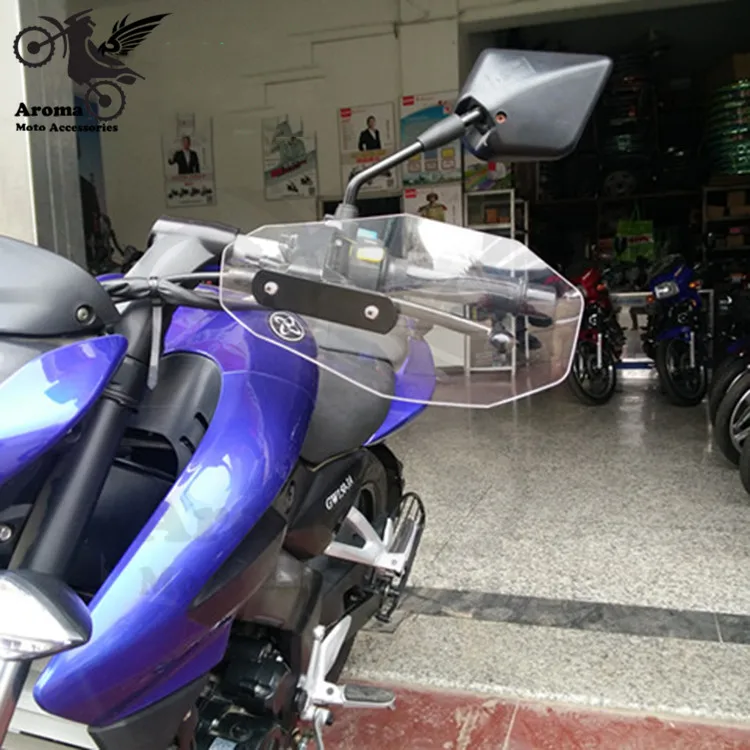 

high quality transparent plastic Dirtbike Pitbike motorcycle hand guard for honda suzuki kawasaki yamaha motorbike handguards