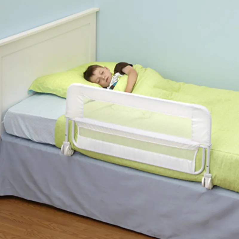 Alwaysme 81x40cm Baby Kids Toddler Convertible Crib Bed Rail Guard