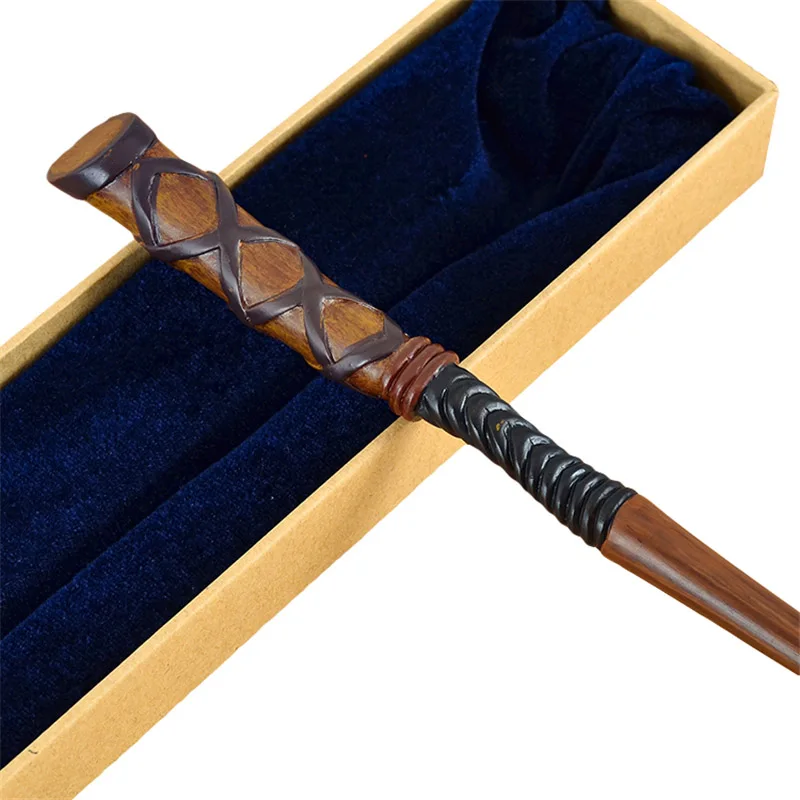 DOOLNNG НОВЕЙШИЙ МЕТАЛЛИЧЕСКИЙ сердечник Deluxe COS волшебная палочка Уизли/ha