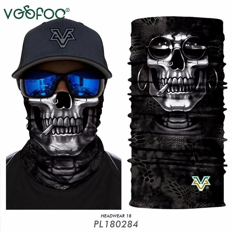 

Skull Sport Windproof Neck Warmer Headband Scarfs Cycling Bandana ciclismo men Fishing scarf Camo Bandanas Face Mask Neck