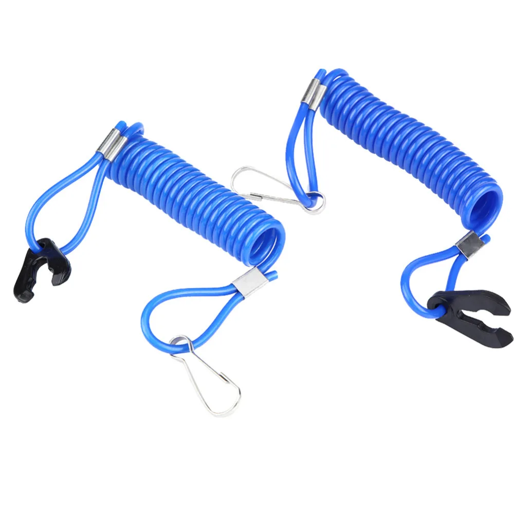 

2 pcs Outboard Engine Ignition Emergency Kill Stop Switch Safety Tether Lanyard for Yamaha Made with ABS plastic waterproof