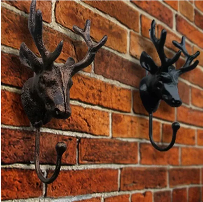 Dofaso special big wall rack deer hook in hooks & rails steel deer head
