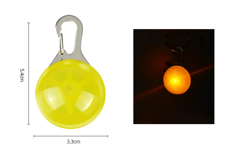 Индикатор для домашних животных ночник ошейники для собак подвеска мигающий светодиодный светильник для домашних животных Ночная безопасность светится в темноте кошачий собачий ошейник светодиодный ночник