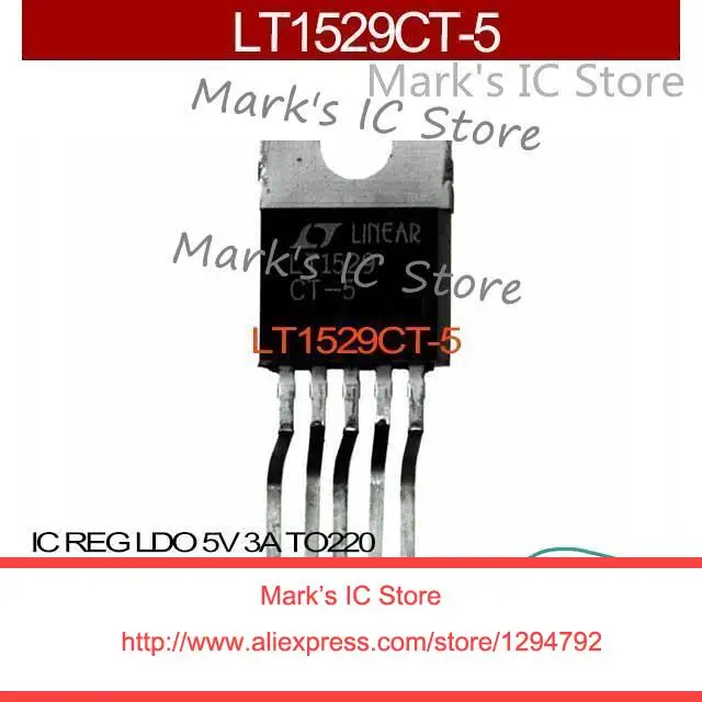 LT1529CT 5 IC REG LDO 5V 3A TO220 LT1529CT 5 1529 LT1529CT LT1529 ...