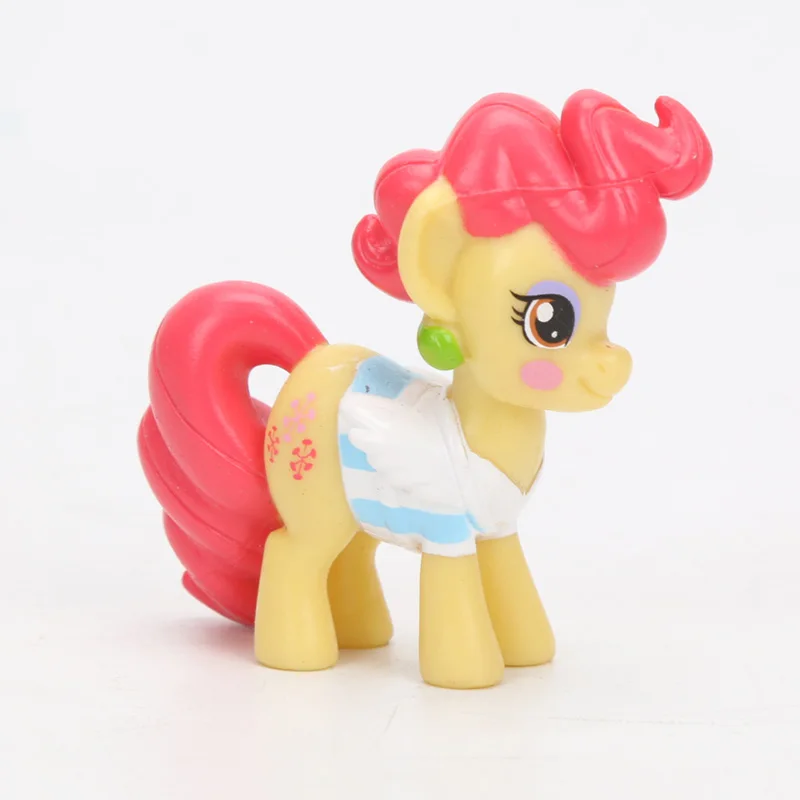 1 шт. игрушки My Little Pony Mini Pony ПВХ фигурки героев дискорд Радуга Дэш сумеречные искорки Спайк Пинки Пай DJ Pon-3 игрушки куклы