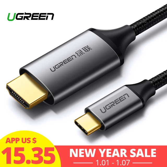 Best Offers Ugreen USB C HDMI Cable Type C to HDMI Thunderbolt 3 for MacBook Samsung Galaxy S9/S8 Huawei Mate 20 P20 Pro USB-C HDMI Adapter Best Offers Ugreen USB C HDMI Cable Type C to HDMI Thunderbolt 3 for MacBook Samsung Galaxy S9/S8 Huawei Mate 20 P20 Pro USB-C HDMI Adapter