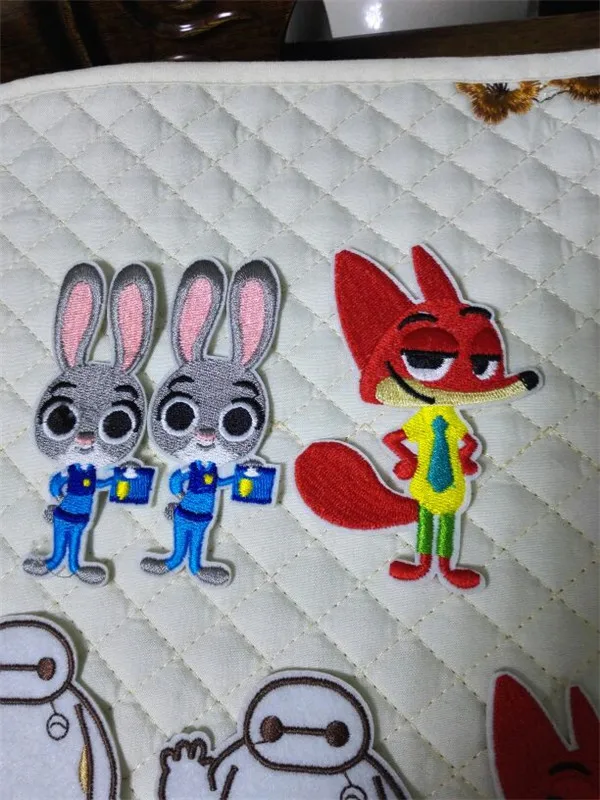 Zootopia Nick and Judy Cartoon stickers Iron on Cloth Patches - Buyers Show 1