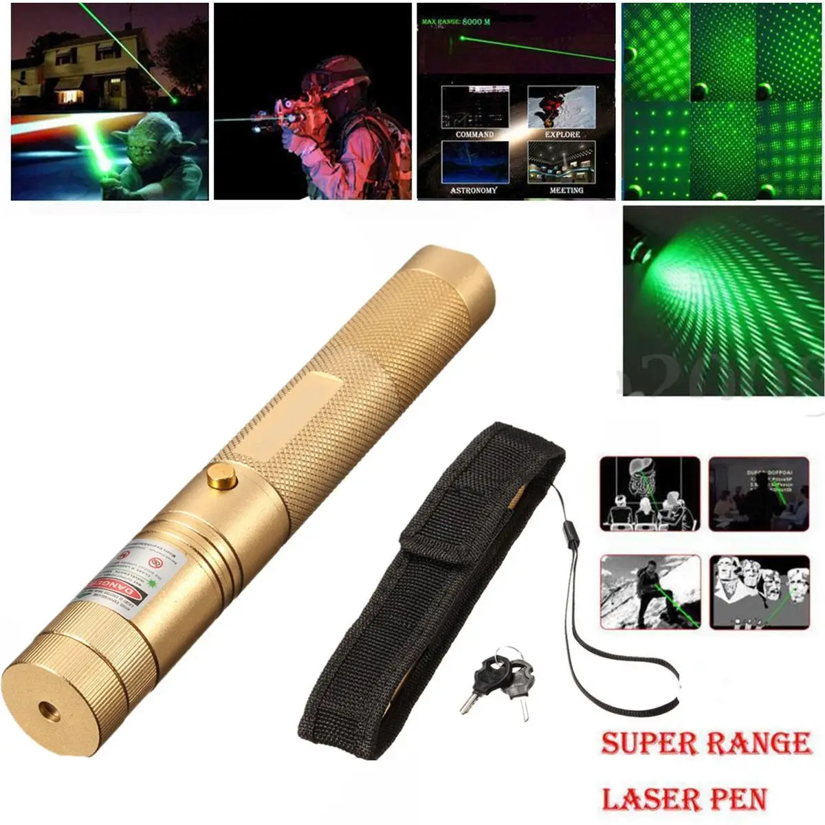 

Laser Sight Pointer 5MW High Power Green Blue Red Dot Laser Light Pen Powerful Laser Meter 532Nm Green Lazer