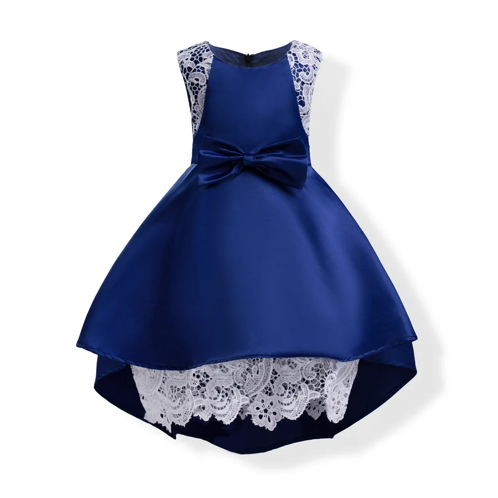 

3-9Y Girl Mesh Dress Bliheart Kids Wedding Bridesmaid Children Girs Dresses Summer 2018 Evening Party Princess Costume