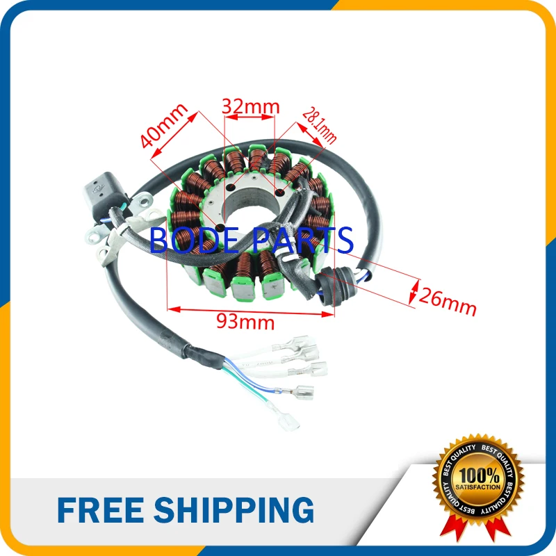 18 Coil DC Stator for CG125cc CG 250cc Electric Start ATV Dirt