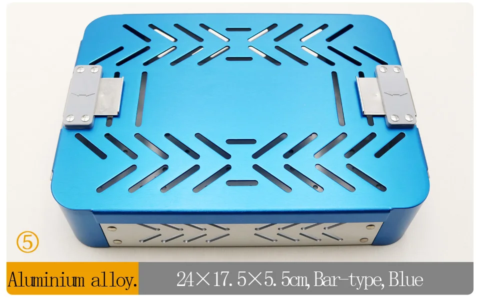 Медицинский дезинфекционный ящик из алюминиевого сплава для косметической и пластической хирургии инструменты и инструменты