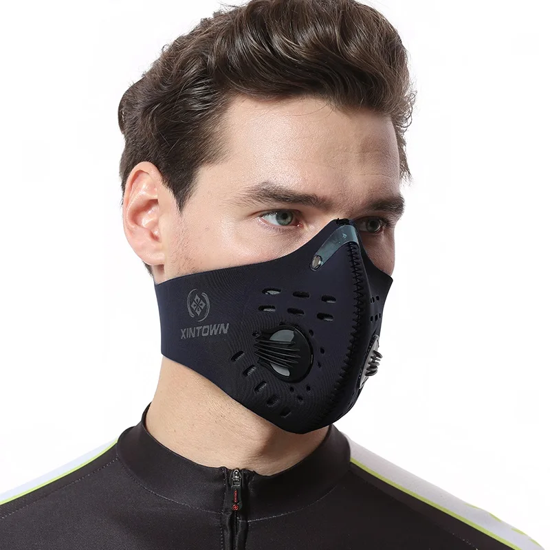 

XINTOWN Men/Women Activated Carbon Dust proof Mowing Mask Anti-Pollution Bicycle Bike Running Jogging Hiking Sawmilling Mask