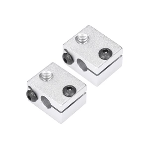 Biqu V6 алюминиевый тепловой блок для 3D V6 Боуден и прямые J-Головой Тепло блок совместим с M6 насадка для 3D принтера - изображение