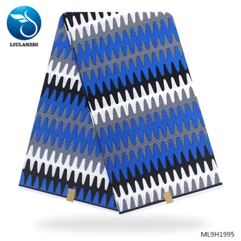 

LIULANZHI Ankara Fabric High Quality Dutch Prints Fabric Wax Latest design African Wax ML9H1995