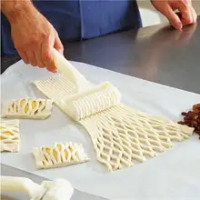 Высокое качество Пластиковые инструменты для Выпечки Пирог пиццы печенья Кондитерские пластиковые формы для выпечки тиснение тесто ролик решетчатый резец ремесло