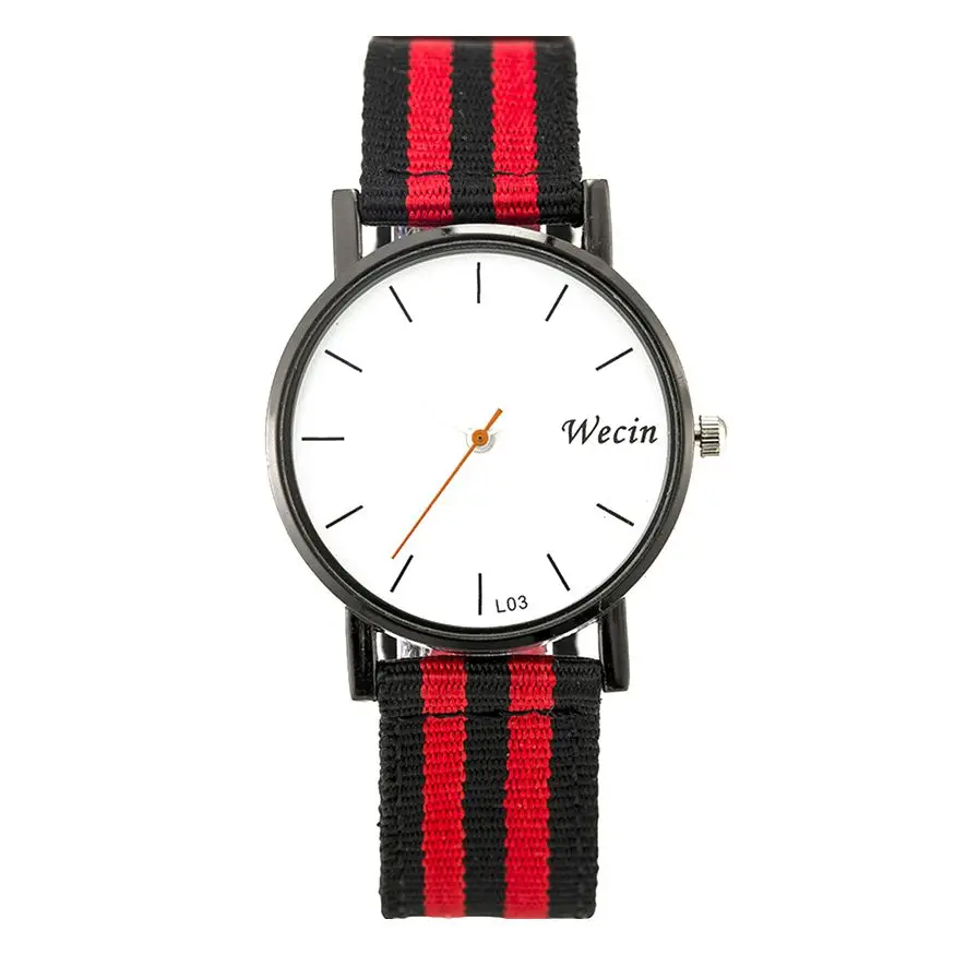 

Wecin HOT sale Analog new fashion Casual Fabric Sports Watch Top Quality quartz Watch Factory Price Wholesale
