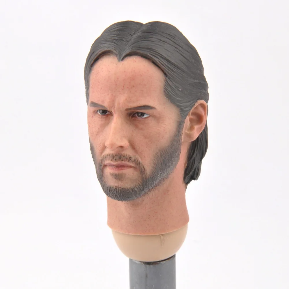 

1/6 Scale Keanu Reeves Man Head Toy The Killer John Wick Head Sculpt F 12'' HT Body