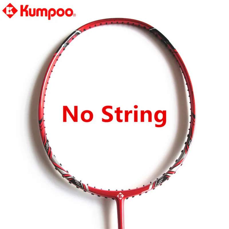Kumpoo дешевые ракетки для бадминтона супер легкий 4U 80-84 г полный карбоновый мяч контроль ракетка с подарками высокое качество 5 цветов L810OLB - Цвет: K188