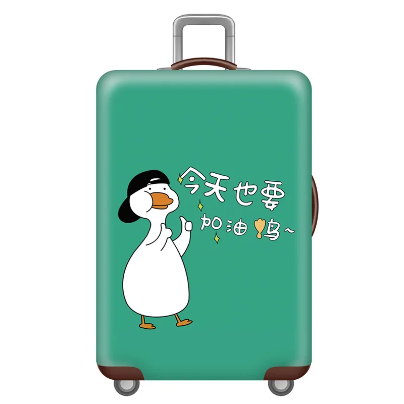 Эластичный уплотненный чехол для багажа, Защитные чехлы для чемодана, пылезащитный чехол для 18-32 дюймов, чемодан, аксессуары для путешествий - Цвет: B     Luggage cover