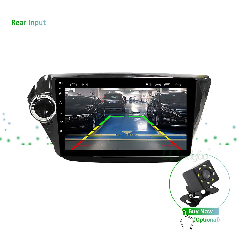 Cheap 9" DSP IPS 2.5D Screen Android 9.0 Car GPS Radio for KIA k2 RIO 2011 2012 2013 2014 2015 Navigation Stereo 4G MODEM Slot NO DVD 25