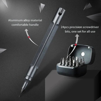 

Pen Screwdriver Kits Aluminum Alloy Magnetic Multi-Bits Repair Tool Set LKS99