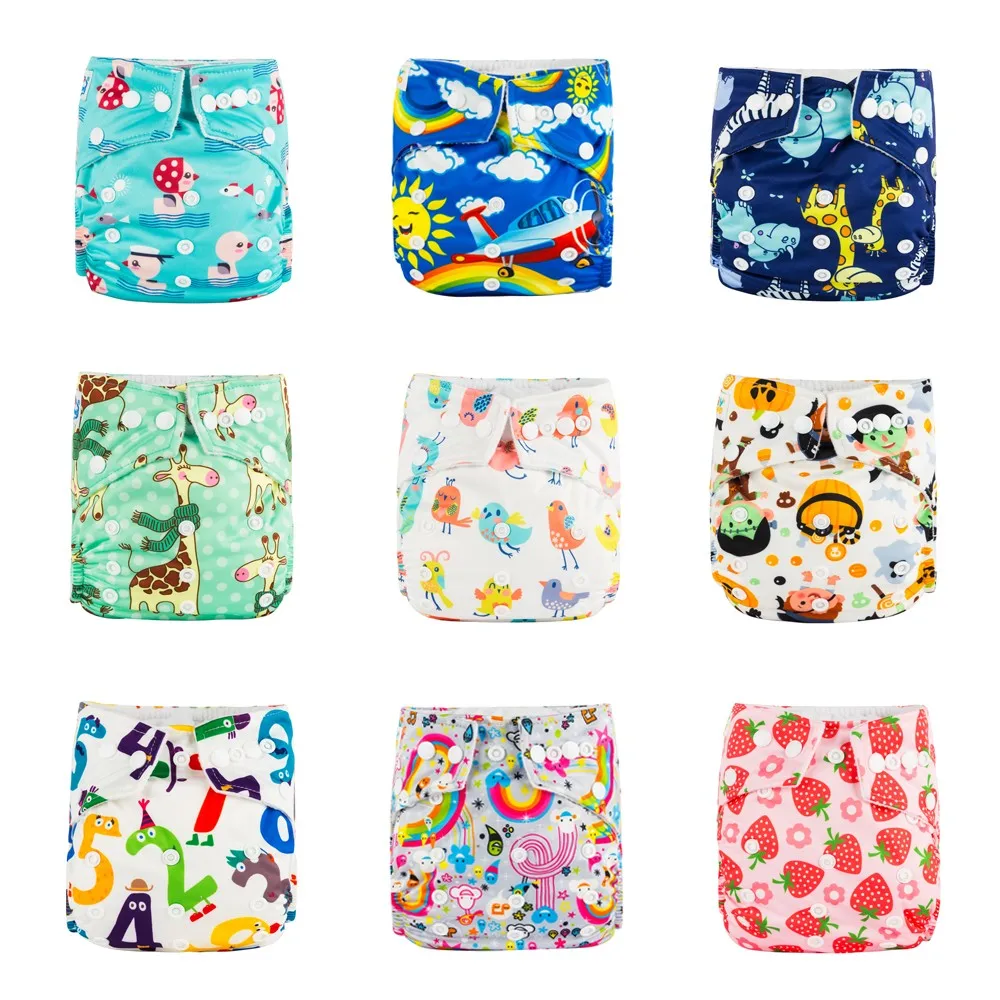9 new prints cloth diapers