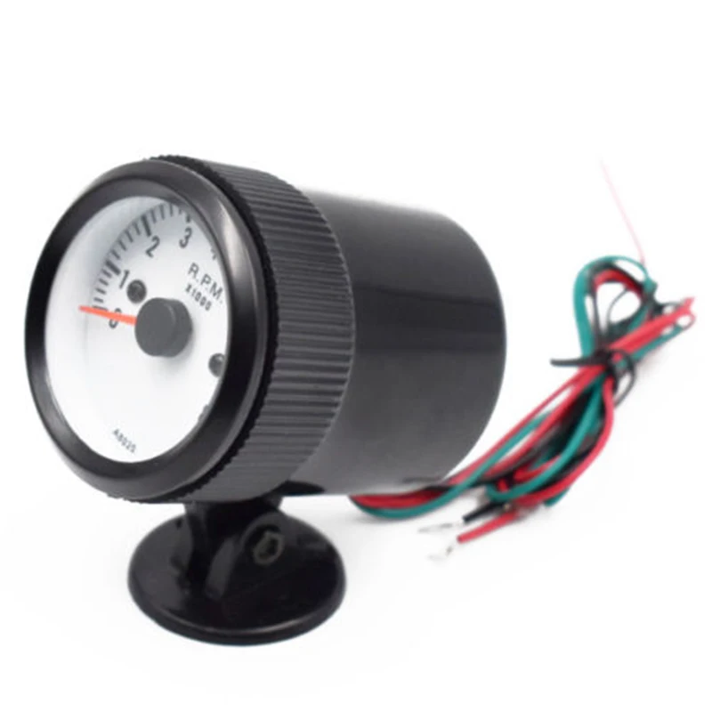 

Tachometer Tach Gauge w/ Holder Cup blue LED for Auto Car 2'' 52mm 0~8000RPM kit