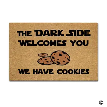 

Doormat Funny Entrance Floor Mat The Dark Side Welcomes You Indoor Decorative Doormat Floor Mat
