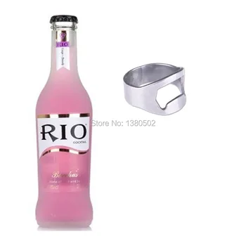 

50PCS/LOT Stainless Steel Ring Shape Bottle Opener Wine Beer Openers Cooking Tools Accessories