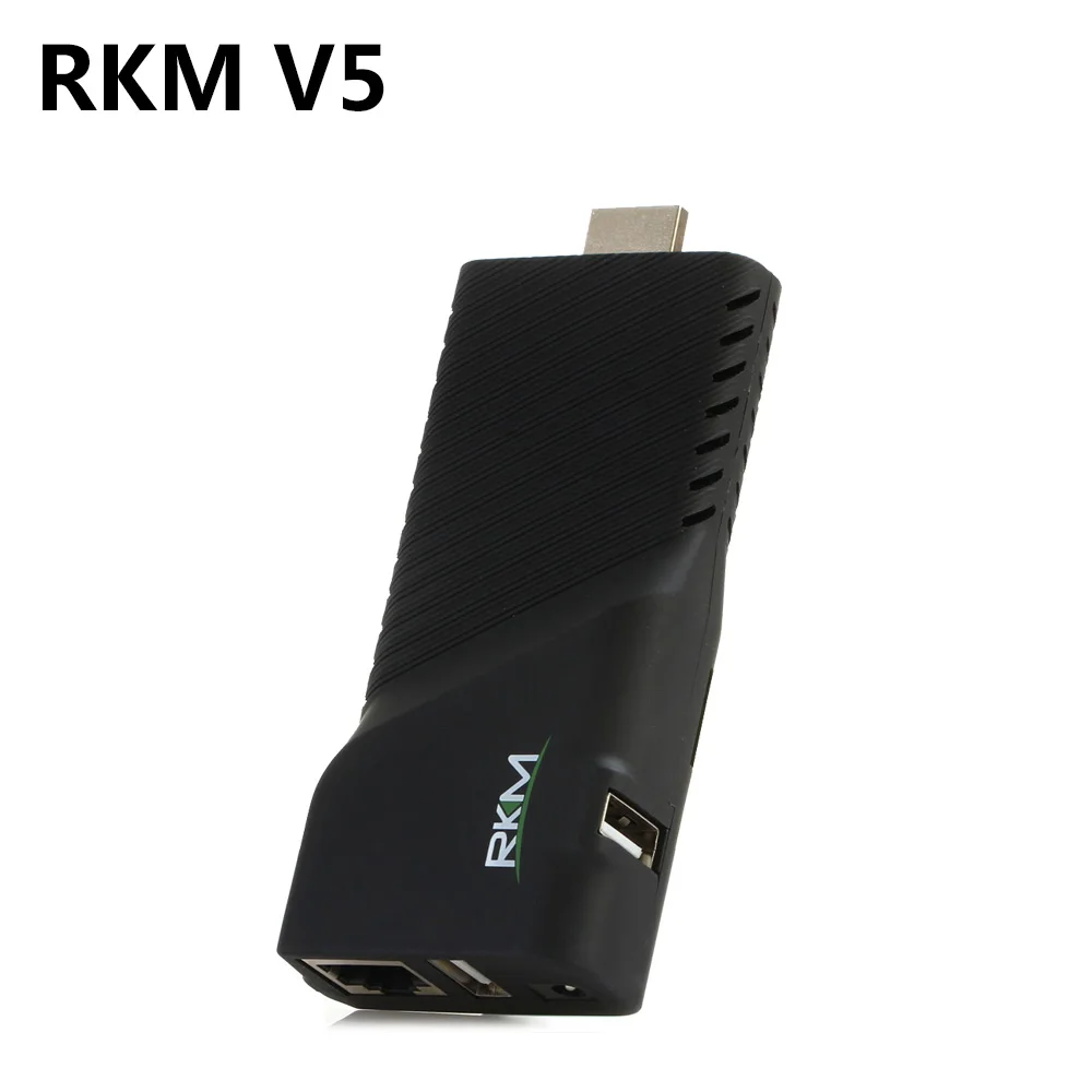 

RKM V5 RK3288 Quad Core 2GB 16GB Android TV Box 2.4G/5GHz WiFi H.265 Bluetooth 4.0 Smart Mini PC Support RJ45 4K HD TV Stick