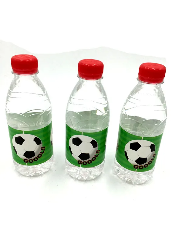 

6PCS/LOT FOOTBALL WATER BOTTLE LABEL KIDS BIRTHDAY PARTY DECORATION FOOTBALL BOTTLE LABEL HAPPY BIRTHDAY PARTY SUPPLIUES