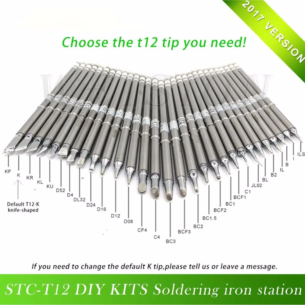 Kopen STC T12 soldeerbout DIY kits Unit Digitale Soldeerbout Station Temperatuur Controller Kits QUICKO MINI STC LED T12 DIY sets