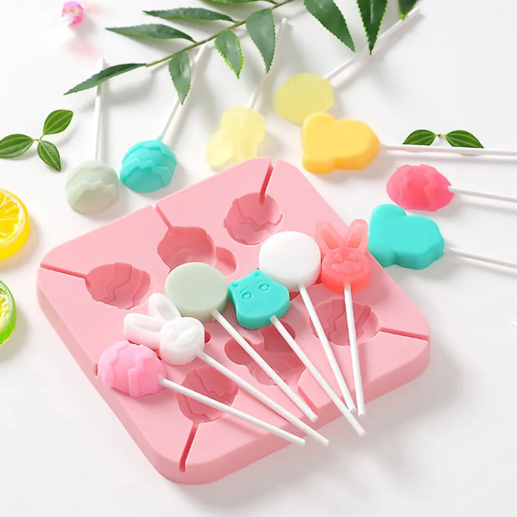 

Silicone Animal Flower Cake Cookie Chocolate Mould Lollipop Mold Baking Tray Cupcake Fondant Candy decorating DIY Molds