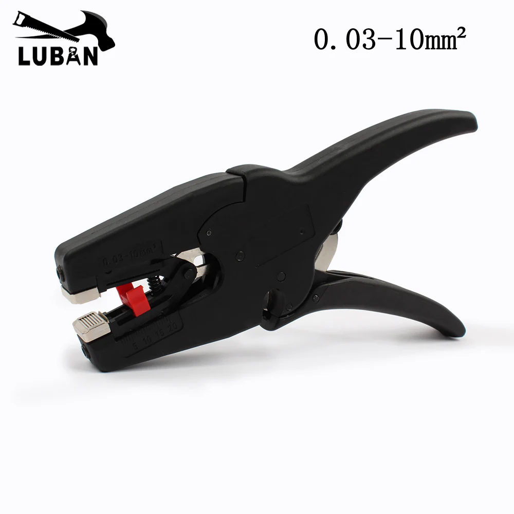comprar LB 1 Auto Ajustável Descascador de Fios de isolamento gama 0.03 10mm2 Com fio De Alta Qualidade stripping Cortador Nariz Achatado FS D3