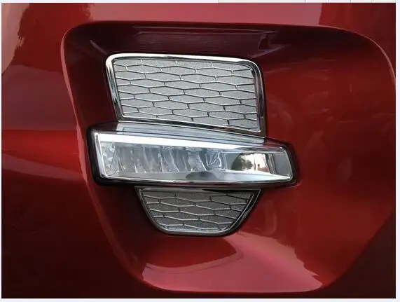 

ABS chrome Front Fog Lamp Light Cover Trim Car Accessories Sticker Garnish For Land Rover Range Rover Evoque