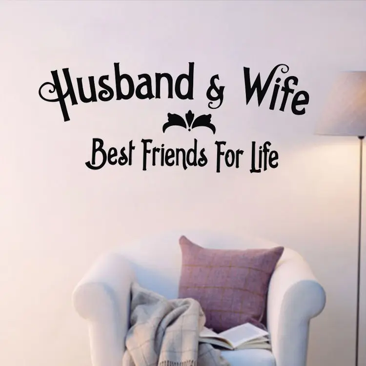 BEST FRIENDS FOR LIFE HUSBAND WIFE Wall Art Decal Quote Words Simple Best Husband And Wife BEST FRIENDS FOR LIFE HUSBAND WIFE Wall Art Decal Quote Words Simple Best Husband And Wife