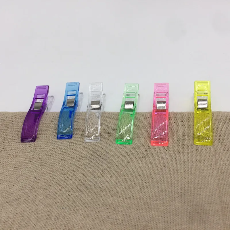 2Pcs New Clover Wonder Clips PVC Plastic Clips For Patchwork Sewing DIY