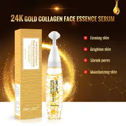 24 K золото Коллаген увлажняющая эссенция твердая кожа омолаживающий уход за кожей лица жидкость SK88