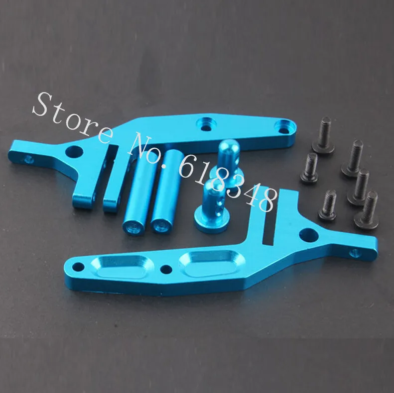

HSP 166044 Aluminum Wing Stay 06017 Alloy Upgrade Parts For RC 1/10 4WD Nitro Model Car Off Road Buggy BackWash 94166 Blue