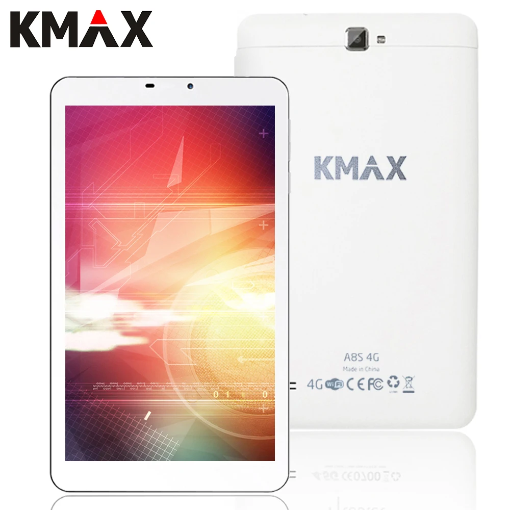 KMAX 4G Phone Tablet Android 5 1 8 inch 4G Internet Quad Core MT8735 Tablet PC