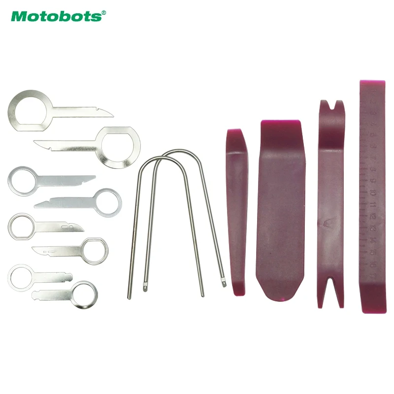 MOTOBOTS 14pcs/Set Auto Audio Stereo DIY Refit Tool Radio Speaker Panel Trim Key Removal Installation Pry Repair |