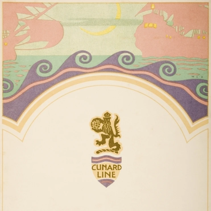 Luncheon Menu. Cunard Line. R.M.S. Caronia. Monday  December 17  1928. Poster Print (12 x 16)