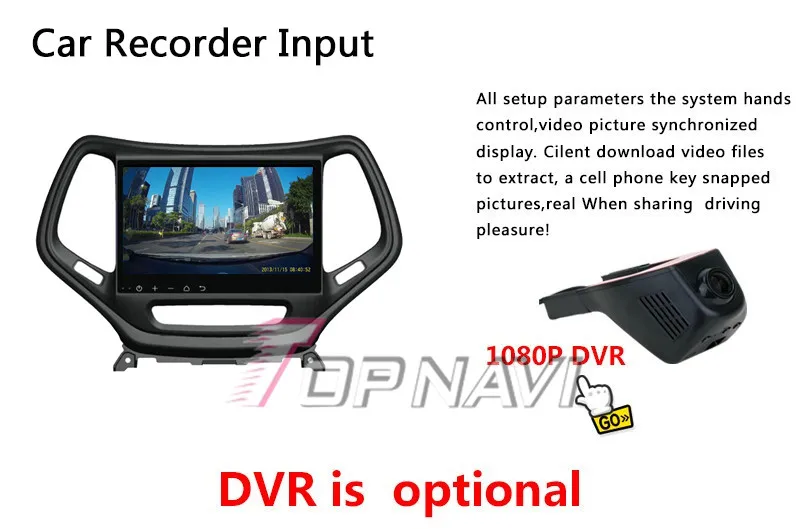 Excellent Topnavi 10.2" Quad Core Android 6.0 Car GPS Navigation for Cherokee Autoradio Multimedia Audio,NO DVD 30