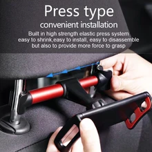 4-11 дюймов, Универсальная автомобильная подставка, плоская поддержка, автомобильное заднее сиденье, планшет, автомобильная подставка для iPhone X 8, для iPad 2 3 mini Air Pro