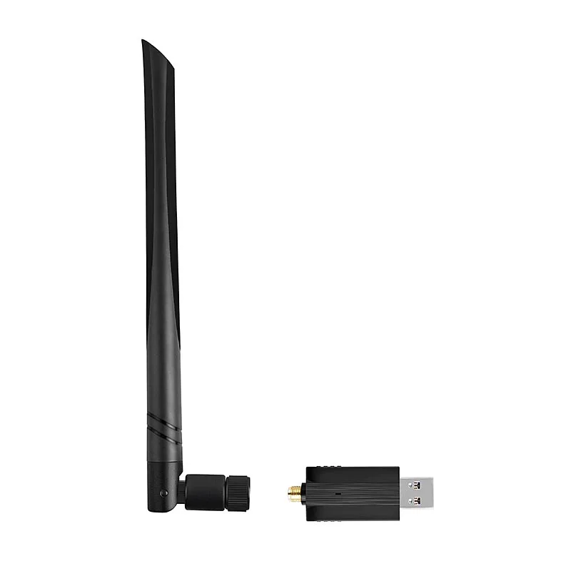 2,4 Мбит/с USB беспроводной Wi Fi адаптер 1200 ГГц 5 двухдиапазонный сетевой карты приемник 802.11AC с телевизионные антенны