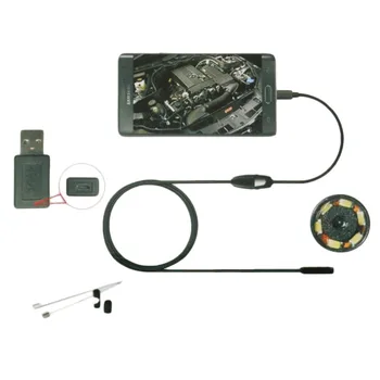 

6LED 7mm Lens Endoscope Waterproof Inspection Borescope Camera for Android